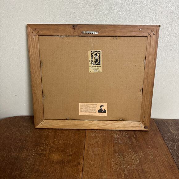 Charles Wysocki VINTAGE Farm Folk Frame Print‎ 12 x 14 inches - Picture 6 of 10